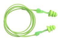 Moldex M6445 Corded Reusable Earplugs, Glide Trio Triple Flange (50 per Dispenser)