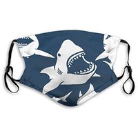 Shark Protective Mask with Gasket Disposable Water Repellent Multilayer Filter Adult Sunscreen Large Mask M