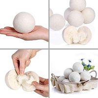 Washing Machine Saves Drying Time Natural Reusable Laundry Wool Dryer Balls Laundry Bags Reusable Organic Wool Dryer Balls (6)