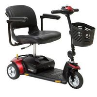 Pride Mobility Go-Go Elite Traveller 3-Wheel Scooter, (37" L x 19-1/2" W), 300 lb Weight Capacity