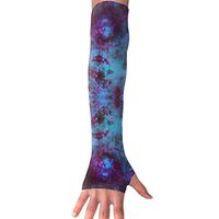 YanHill Cooling Arm Sports Arm Sleeves Cool Sky UV Sun Protection Arm Sleeves with Thumb Holes for Basketball, Football, Baseball, Cycling, Volleyball, Or Other Activities
