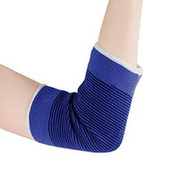 SUPVOX 1 Pair Elbow Support Sleeve Brace Elastic Elbow Compression Pad for Basketball Badminton