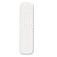 Rubbermaid Commercial RCP Q412 WHI Dry Room Pad, Microfiber, 18" Long, White (Pack of 12)