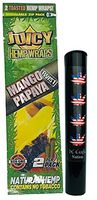 Herb Airtight Tube Pocket Protector with Juicy Jay's Mango Papaya Hemp Wraps 1 Count DC Crafts Nation- Flag Leaf