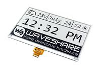 waveshare 7.5inch E-Paper Raw Display Panel Two-Color 640x384 Resolution 3.3v E-Ink Electronic Paper Screen with Embedded Controller Compatible with Raspberry Pi/Arduino/STM32