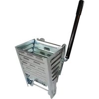 Impact PRO-Y Pro-Pac Metal Squeeze Wringer/Plastic Bucket Combo with 3" Casters, 26-35 qt Capacity, Yellow