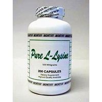 Pure L Lysine 500 mg 200 Cap