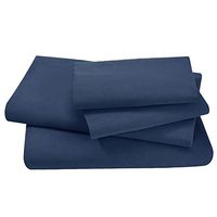 1800 QUALITY SOFT SHEETS DEEP POCKET BED SHEET SET/ Twin - Navy Blue