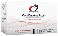 Designs for Health Vegetarian Cleanse Program - VegeCleanse Plus 14 Day Detox Program (28 Protein Powder + 28 Vitamin Packs)