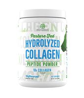 Post Workout & Recovery Hydrolyzed Collagen for Maximum Absorption - 100% Pasture Fed Collagen Peptide Powder for Healthy Hair Growth, Skin, Nails & Joints - Unflavored