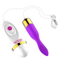 watersouprty Six Slave Wired Remote Control 12-Frequency Tongue Ví'bratórs - Waterproof Ví'bratión for Couples