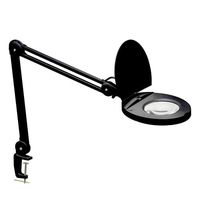 Dainolite Lighting DIM10A-5D-BK Fluorescent Magnifier Bracket and 5D Lens, Black Finish