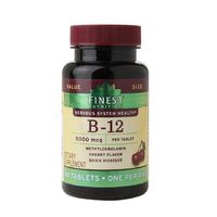 Finest Nutrition B-12 5000mcg, Quick Dissolve Tablets, Cherry 90 ea by AB
