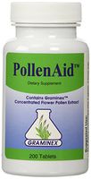 Graminex Pollenaid - Natural Dietary Supplement Concentrated Flower Pollen Extract - Wellness and Health Support for Prostate, Liver, Urinary Tract - Aids in Menopause Symptoms | 200 Tablets, Non-GMO