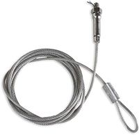 Bulldog Deluxe Security Cable, Silver, 6-Feet