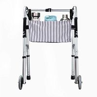 FUSHIDA Walker Bags for Rolling Walker - Water Resistant Accessory Basket Provides Hands Free - Wheelchair Rollator Organizer Pouch Tote 1910GJB0261