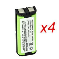 4 EBL Rechargeable Ni-MH Cordless Phone Batteries for Panasonic HHR-P105
