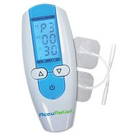 AccuRelief TENS Unit Electrotherapy Pain Relief System - Electric Muscle Stimulator with Electrodes for Neck, Back, and Full Body - FDA and OTC Approved