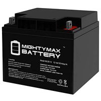 Mighty Max Battery 12V 50AH Replacement Battery for Vision 6FM45-X, 6FM45D-X, CG12-40XA Brand Product