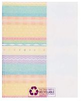 Pastel Colors - Lavender Purple, Mint Green, Pale Yellow - Design Print Pack of Decorative Premium Gift Wrapping Tissue Paper