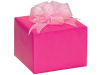 Pack Of 1, 24" x 85' Hot Pink Solid Gloss Color Gift Wrap Paper Roll for 40-50 gifts Made In USA