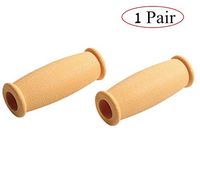 Crutch Solid Hand Grip, Replacement Medical Drive Cane Crutch Handgrips, 2 Pack, Yellow