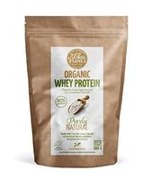 Organic Whey Protein - Natural - 80% Protein, Certified Organic, from Grass Fed Cows, Additive Free, Unflavoured - 500g