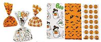 72pc Halloween Cellophane Goody Bag Assortment