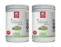 Cholesterol Pills Natural high - Alfalfa Organic Juice Powder - Alfalfa Organic Juice Powder - 2 Cans 16 OZ (100 Servings)