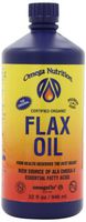 Omega Nutrition Flax Seed Oil, 32-Ounce