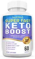 Super Fast Keto Boost Pills - BHB Ketogenic Supplement - 60 Ct - Mega 800mg Exogenous Ketones Ketosis for Men Women