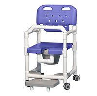 Innovative Products Unlimited ELT817 P FRLB B Elite Shower Commode Chair with Footrest and Lap Bar