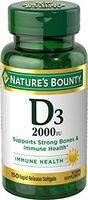 Nature's Bounty, Vitamin D3 Pills 2000iu, 150 Ct
