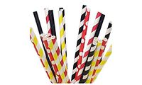 Mickey Mouse Paper Straws - Party DIY, Mason Jars, Baby Shower, Chevron and Polka Dots 125 straws