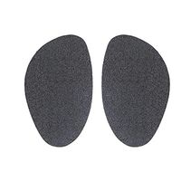 FENICAL Scrub Non-Slip Shoe Pads Self-Adhesive High Heel Sole Protectors Anti Slip Shoe Pads Stickers Size L 2 Pairs (Black)