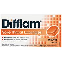 Difflam Sugar Free Orange 16 Lozenges