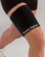body helix Thigh Compression Sleeve/Wrap for Hamstrings and Quadriceps; Black, Medium