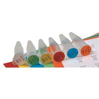 Diversified Biotech TSPOTSB-DS Tough-Spots T-Spots-B Polyvinyl Label, 3/8" Diameter, Blue (Pack of 1000)