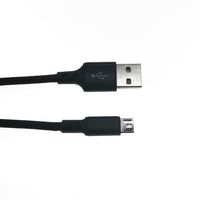 USB 2.0 A Male to Micro B Data Cable 3.28 FT- Black