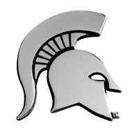 FANMATS NCAA Michigan State University Spartans Chrome Team Emblem by Fanmats