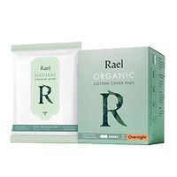 Rael Value Package - Certified Organic Cotton Overnight Pads 1 Pack and Feminine Wipes 1 Pack