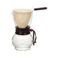 Hario Woodneck Drip Pot, 240ml, Dark Wood