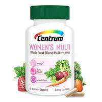 Centrum Whole Food Multivitamin for Women, Vegetarian, Gluten Free Dietary Supplement, 30 Day Supply - 60 Capsules
