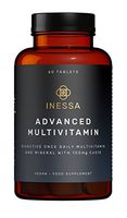 Inessa BIOACTIVE Advanced Multivitamin | Potent, Proven Most Absorbable Form & Optimal Dose CoQ10 100mg, Vitamin D3 2000 IU, B Spectrum, K2 100mcg, VIT A, 5-MTHF 400mcg Folic Acid, Zinc 20 mcg Lutein