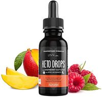 Exógenas Keto gotas Use la grasa naturalmente Como Combustible y Controle el apetito apoye la cetosis y el metabolismo, Apetito de pérdida de peso para Mujeres y Hombres.