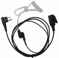 SUNDELY FBI Style Covert Headset Earpiece Mic for Motorola Radios Walkie Talkie GP2000 GP2100 GP300 GP308 GP68 GP88 GP88S GP350 2 Pin Jack