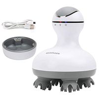 Hair Scalp Massager, Electric Head Massager 4 Heads with 84 Nodes for Stimulating Hair Growth, Deep kneading Massage for Head, Arm, Shoulder, Foot and Full Body, IPX7 Waterproof