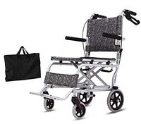 CHAIR Medical Rehab Chair, Wheelchair,Ultralight Aluminum Alloy Travel Airplane Wheelchair, Collapsible Portable Elderly Wheelchair