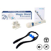 Original Magic Wand Rechargeable Cordless HV-270 with Free IntiMD CuraCane Neck Body Cane Trigger Point Massager