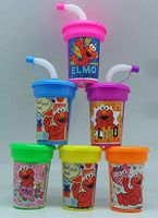 Elmo Party Cups 6 pack Sipper Favor Cups